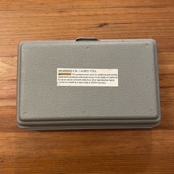 Harbor Freight 5-1 Hobby Tool Kit Soldering Woodburning Leather Crafts 38593 - Picture 8 of 9